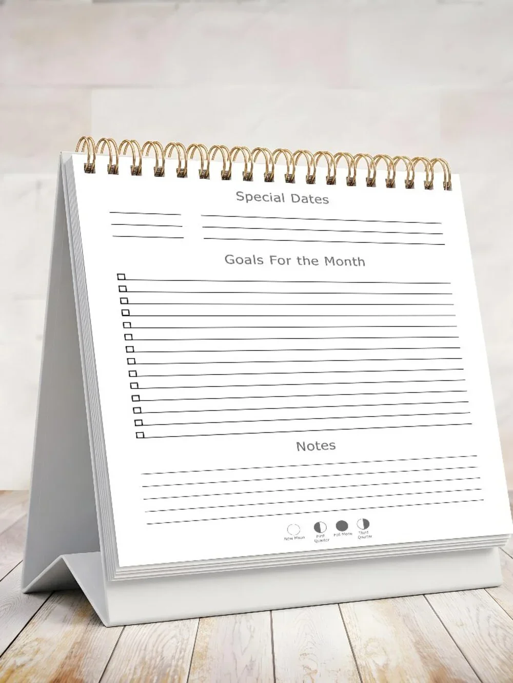 2026-2027 18 Months Standing Flip Desk Calendar Desktop Planner (Fruits&Berrie)